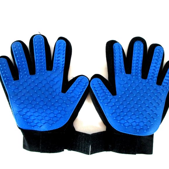 Gloves 1 Pair Pet Grooming Dog Cat Deshed Massage - Picture 2 of 8